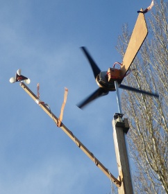 Wind turbine data logger test