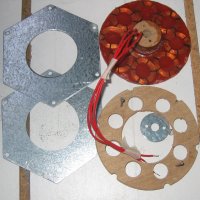 Stator, magnet plates and spacers