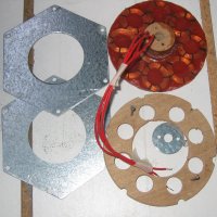Stator, magnet plates and spacers