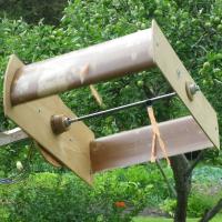 Experimental vertical axis wind turbine