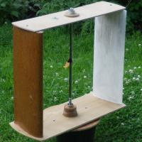 Experimental vertical axis wind turbine